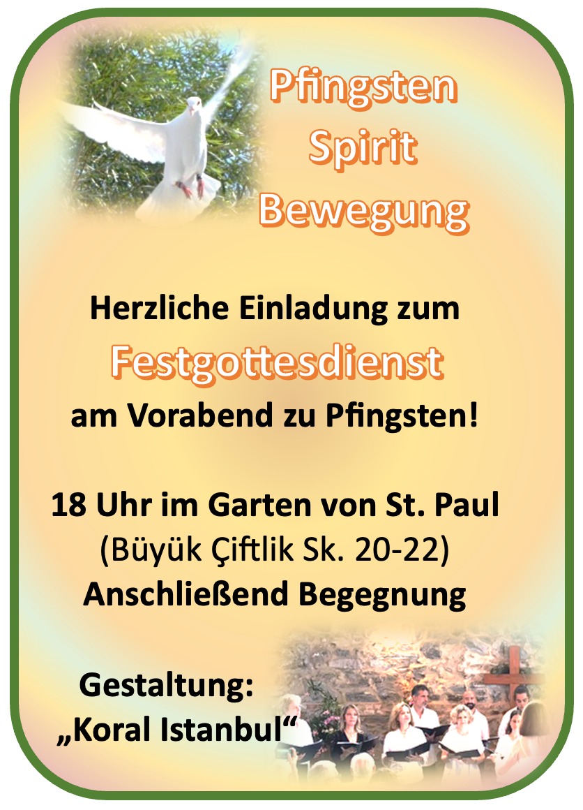 Festgottesdienst am Vorabend zu&nbsp;Pfingsten